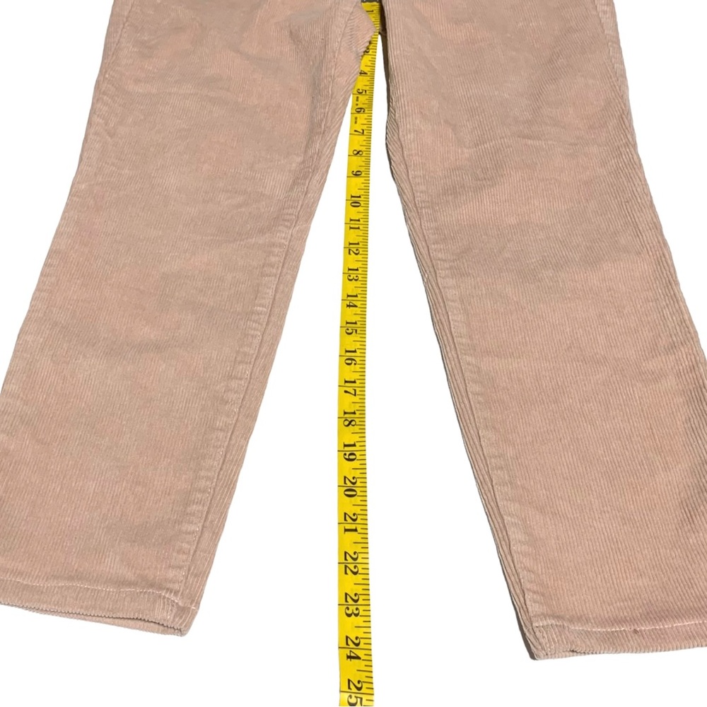 NWOT SWS Miami Blush Pink High Rise Corduroy Pants Size 11 Junior - Picture 11 of 13
